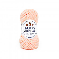 Fil Happy Chenille Pelote 15 g Nude n°15