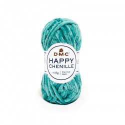 Fil Happy Chenille Pelote 15 g Émeraude n°30