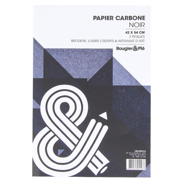 Feuille de papier carbone 2 pcs