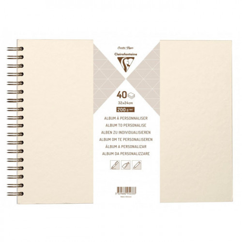 Album à personnaliser Irisé 40 feuilles 200 g/m² 32 x 24 cm