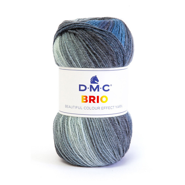 Fil Brio 100 g Bleu n°417