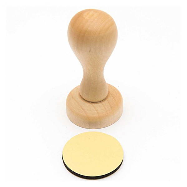 Manche de tampon en bois Rond Ø 8 cm