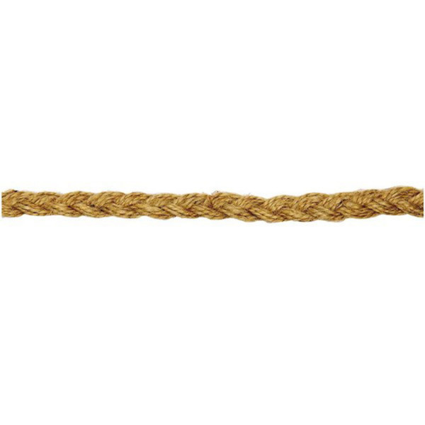 Cordon tressé aspect Jute naturelle 3 m Médium