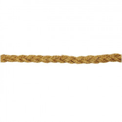 Cordon tressé aspect Jute naturelle 3 m Médium