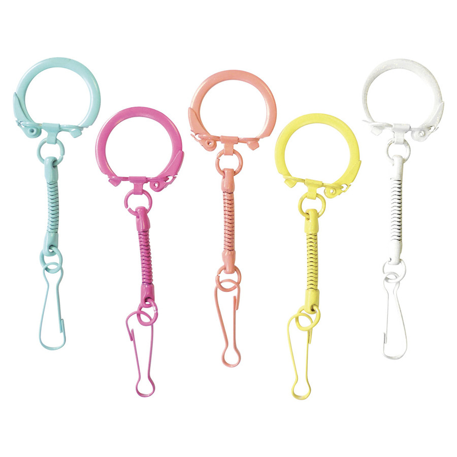 PORTE-CLÉS BOUSSOLE COULEUR Ø 4.5cm