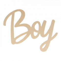 Mot Boy en Bois 25 x 16 cm