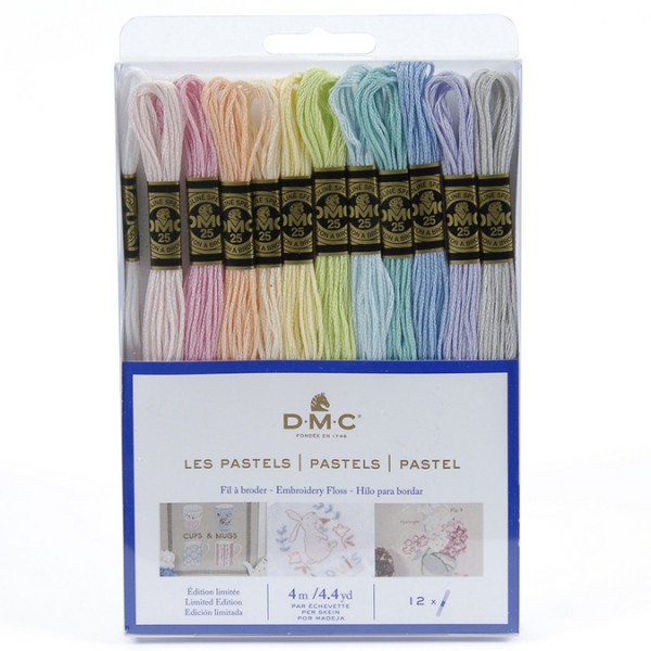 Échevettes Mouliné 117MC 12pcs - Pastels