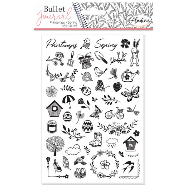 Tampons Stampo bullet journal - Printemps