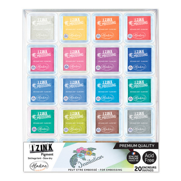 Encreurs Izink Pigment S Set de 20