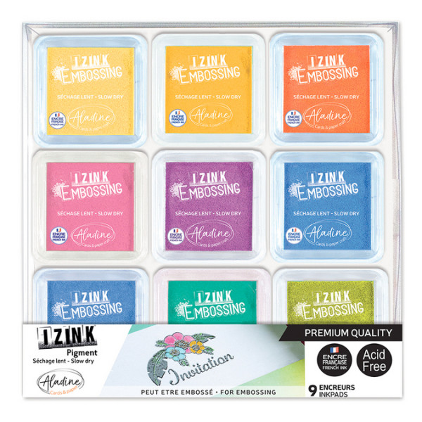 Encreurs Izink Pigment Vif M Set de 9