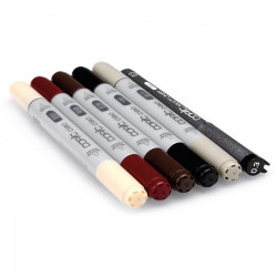 Marqueur Ciao Portrait set 2 - 5 feutres + multiliner