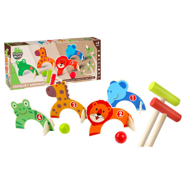 Jeu de croquet Animaux