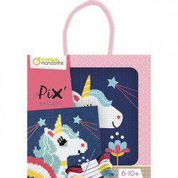 Kit de broderie Pix Gallery Licorne