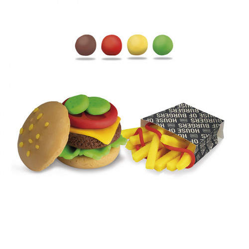 Pâte à modeler Soft Dough kit Maison des burgers