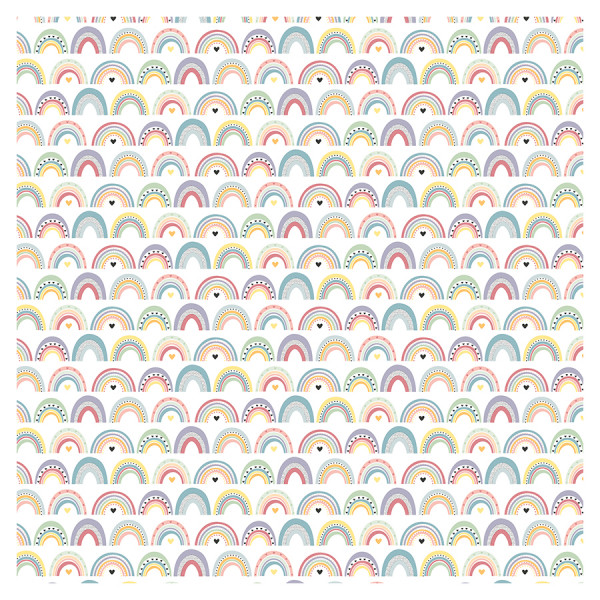 New Day Papier imprimé Radiant Rainbows 30 x 30 cm