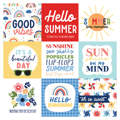 My Favorite Summer Collection Kit Papier imprimé 30 x 30 cm