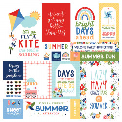 My Favorite Summer Papier imprimé 30 x 30 cm Multi Journaling Cards