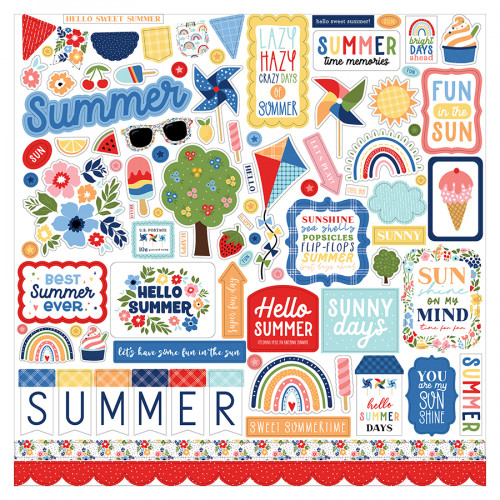 My Favorite Summer Collection Kit Papier imprimé 30 x 30 cm