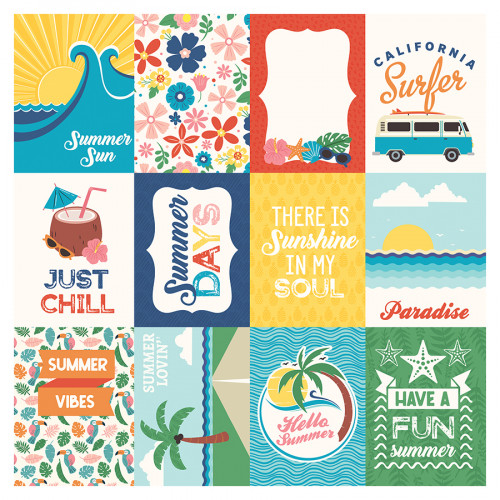 Endless Summer Collection Kit Papier imprimé