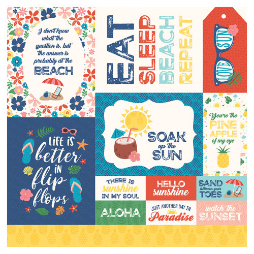 Endless Summer Collection Kit Papier imprimé