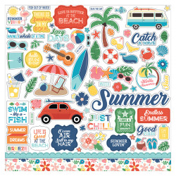 Endless Summer Element Sticker