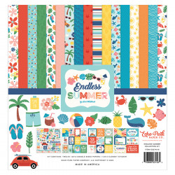 Endless Summer Collection Kit Papier imprimé