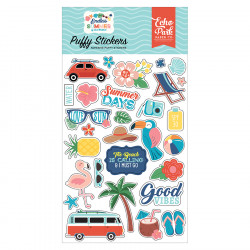 Endless Summer Puffy Stickers