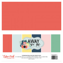 Away We Go Solids Kit Papier uni 30 x 30 cm