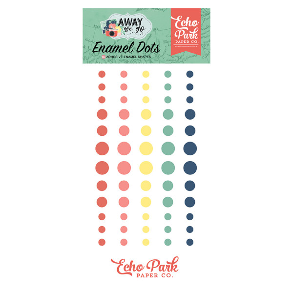 Away We Go Enamel Dots 60 pcs