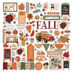 Autocollant Element Sticker Welcome Fall 30.5 x 30.5 cm