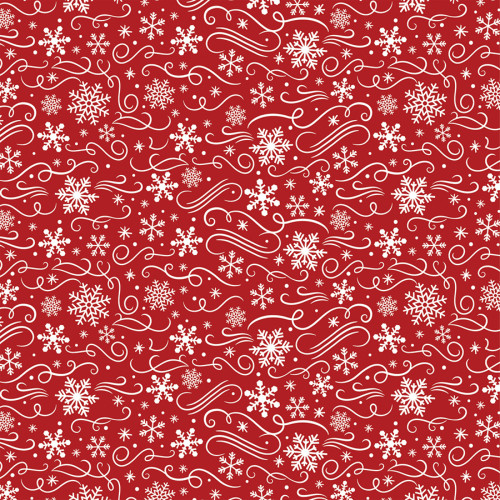 Papier imprimé Esprit de la neige 30.5 x 30.5 cm