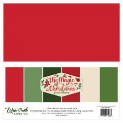 Papier uni Kit The Magic of Christmas 30.5 x 30.5 cm 6 pcs