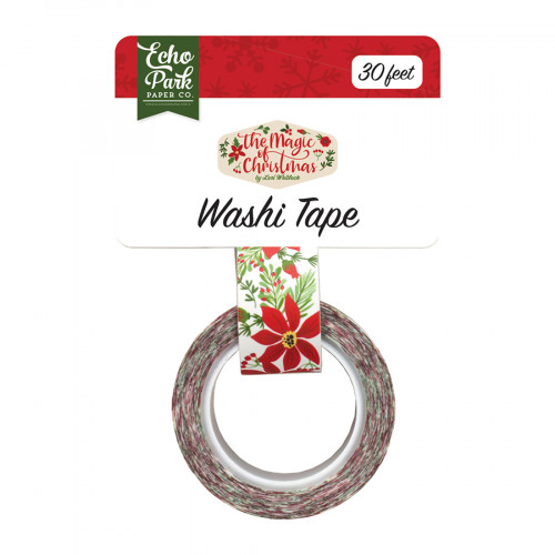 Ruban adhésif Washi Tape Christmas Floral Bunch 9 m