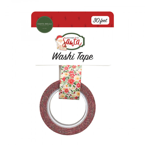 Ruban adhésif Washi Tape Holly Jolly Floral 9 m