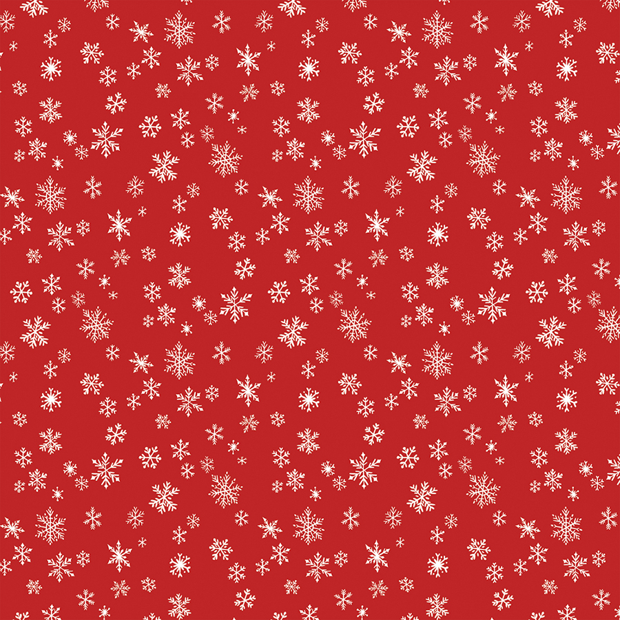 Papier imprimé Tempête de neige à Noël 30.5 x 30.5 cm