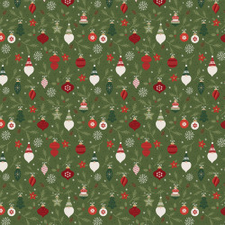 Papier imprimé Deck The Halls 30.5 x 30.5 cm