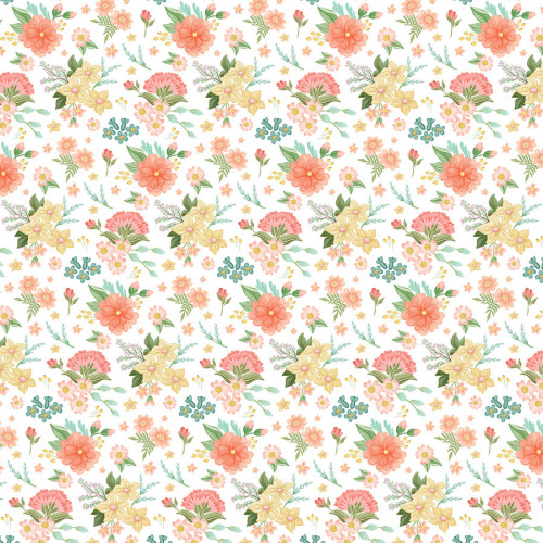 Here Comes Spring Papier imprimé Sunny Floral