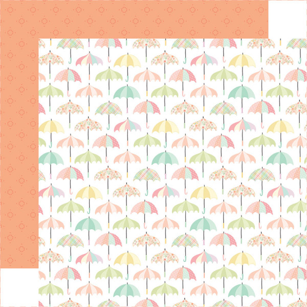 Here Comes Spring Papier imprimé Umbrella Days