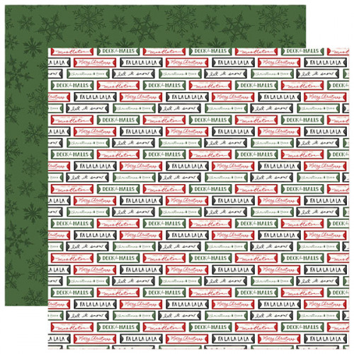 Home For Christmas Papier imprimé Season Signs