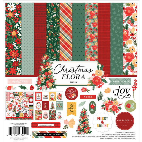 Joyful Christmas Flora Collection kit