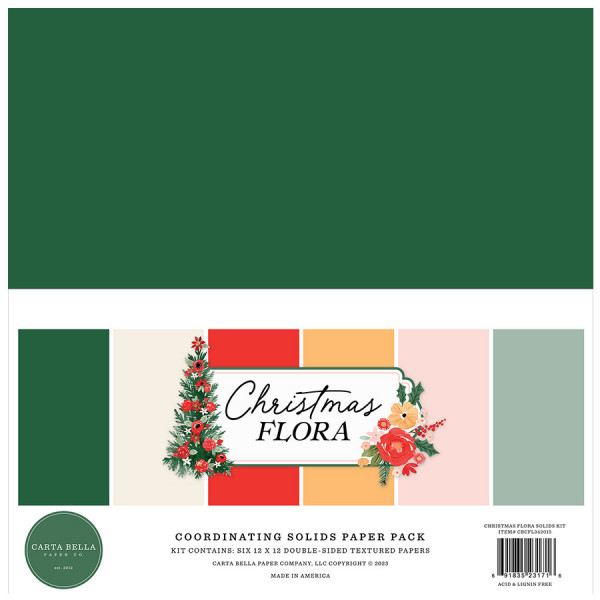 Joyful Christmas Flora Solids kit