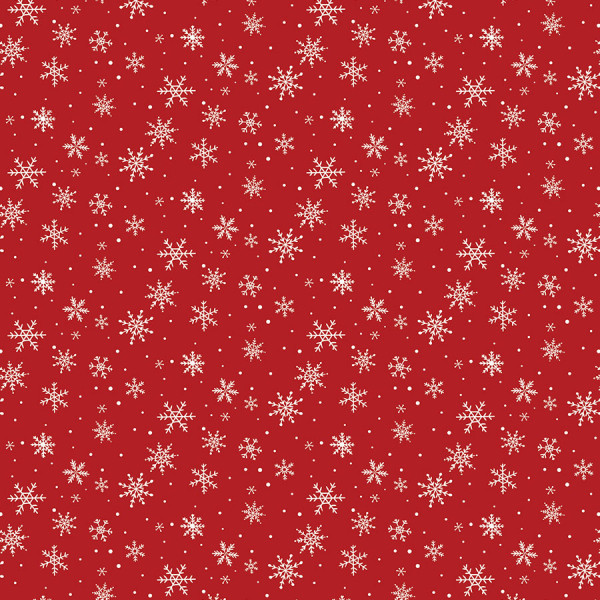 Christmas Time Papier imprimé Snowflakes falling