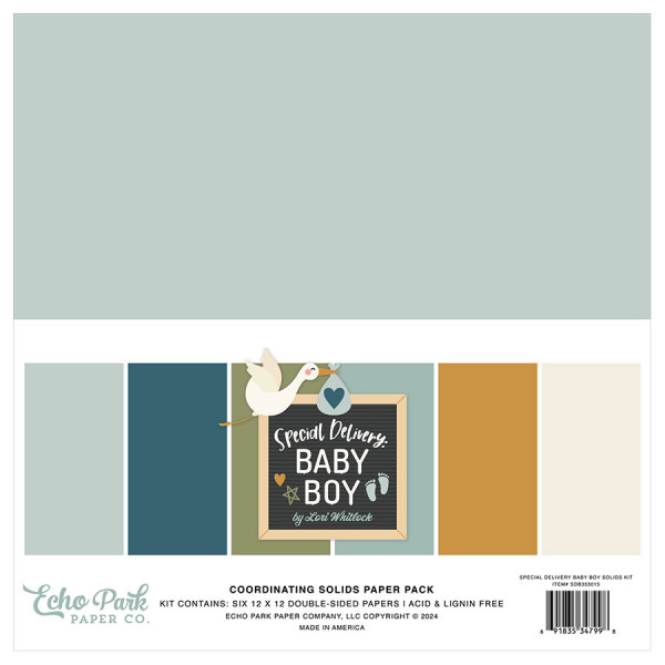 Special Delivery Baby Boy Solids Kit