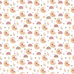 Special Delivery Baby Girl Papier imprimé Sleepy Baby Girl