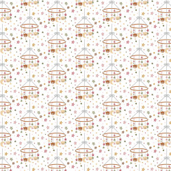 Special Delivery Baby Girl Papier imprimé Sweet Girl Mobiles