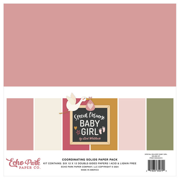 Special Delivery Baby Girl Solids Kit
