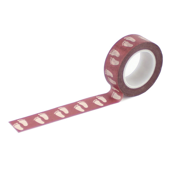 Special Delivery Baby Girl Washi Tape Sweet Girl Footprints