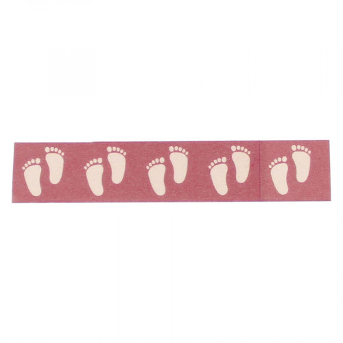 Special Delivery Baby Girl Washi Tape Sweet Girl Footprints