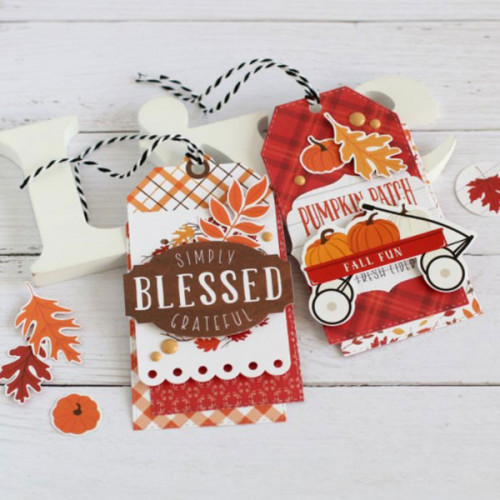 Fall Papier imprimé Journaling Cards