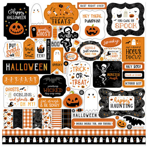 Halloween Party Element Sticker